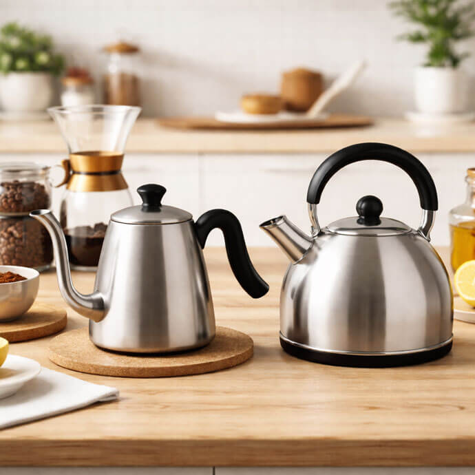 Gooseneck Kettle vs Regular Kettle: What’s the Difference and Which One Should You Choose?