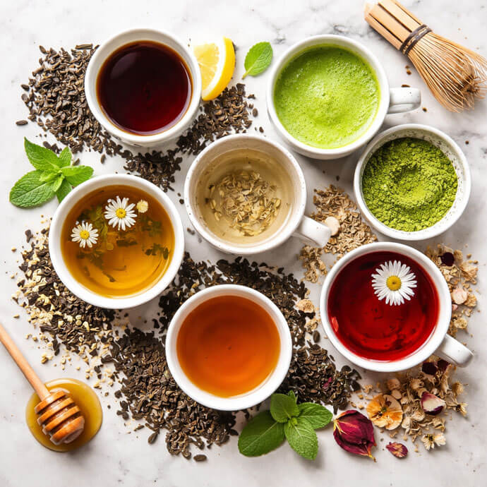 Which Teas Have Caffeine? A Complete Guide (With Caffeine Chart)