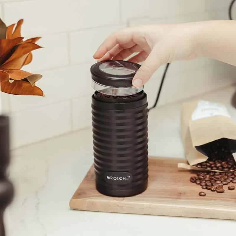 BREMEN BLADE Electric Blade Coffee Grinder – Compact Grinder by Grosche