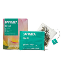 Buddha’s Blend White Tea Pack of 12 Sachets by David’s Tea – Medium Caffeine White & Green Tea