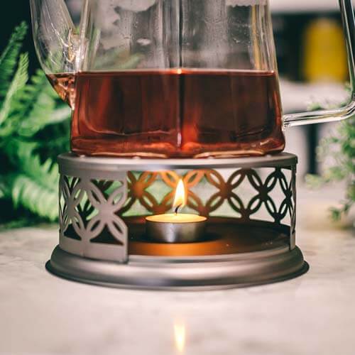 CAIRO Food & Tea Warmer by Grosche – Elegant Bronze Teapot Warmer