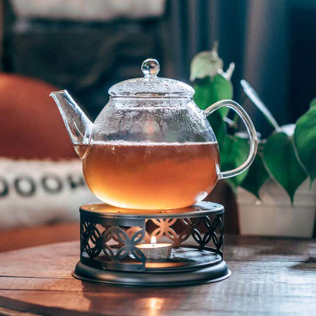 CAIRO Food & Tea Warmer by Grosche – Elegant Bronze Teapot Warmer