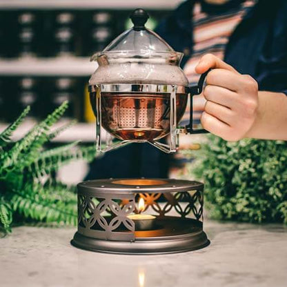 CAIRO Food & Tea Warmer by Grosche – Elegant Bronze Teapot Warmer