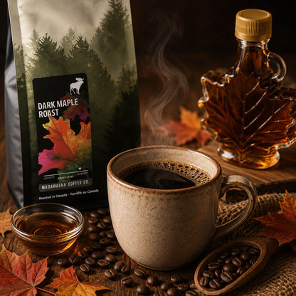Dark Maple Roast (Whole Beans) - 12 oz (340g) by Madawaska Coffee Co