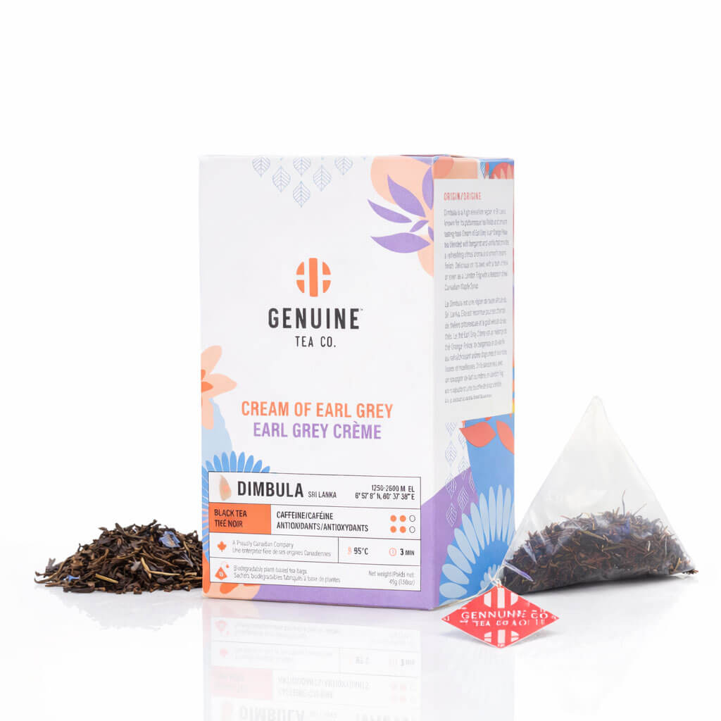 Cream of Earl Grey – Pyramid Tea Bags by Genuine Tea