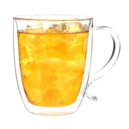 CYPRUS Double Wall Glass Mug – 16oz / 500mL by Grosche