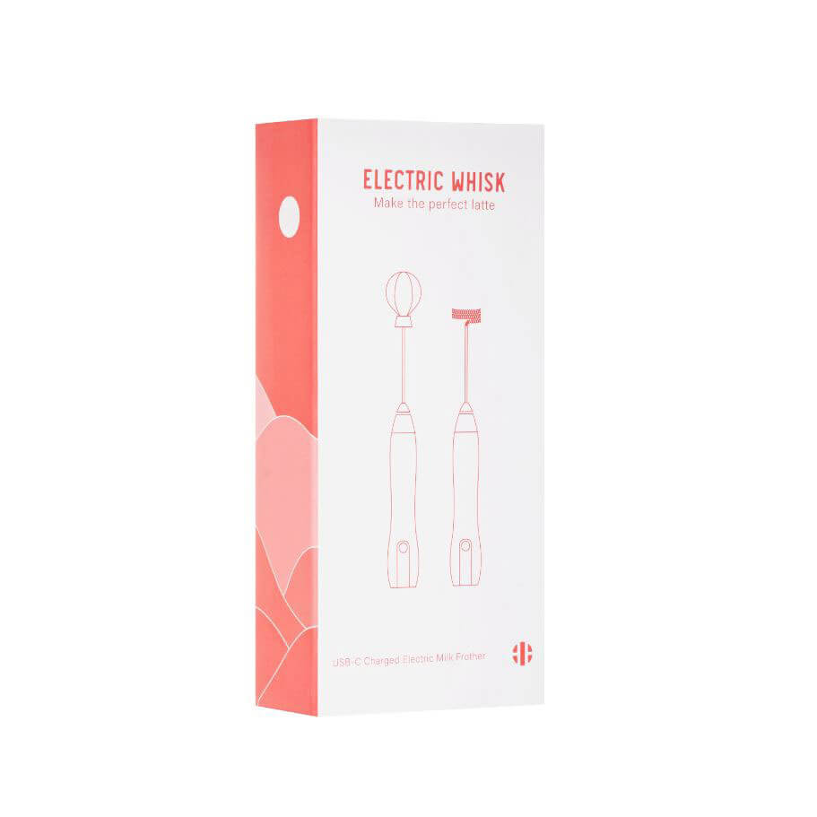 Mousseur à lait électrique Genuine Tea – 3 vitesses, rechargeable USB-C