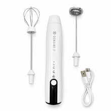 Electric Milk Frother by Genuine Tea – 3 Speed USB-C Rechargeable Frother