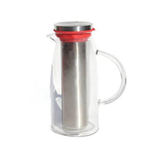 Glass Iced Tea Pitcher with Filter by Genuine Tea – 1.5L Borosilicate Glass Pitcher