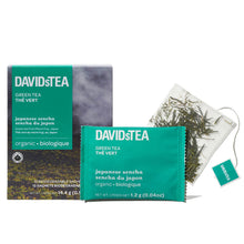 Japanese Sencha Organic Green Tea Pack of 12 Sachets by David’s Tea – High Caffeine Sencha