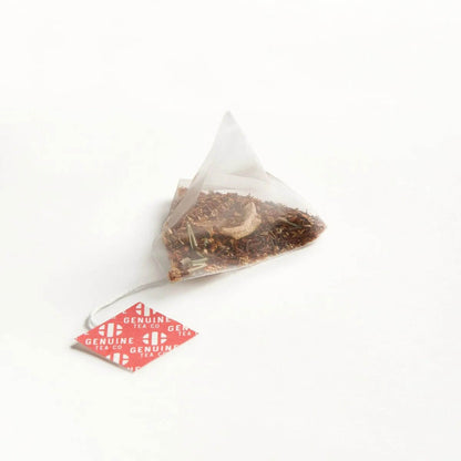 Lemon Ginger Rooibos – Pyramid Tea Bags by Genuine Tea