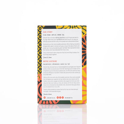 Lemon Ginger Rooibos – Pyramid Tea Bags by Genuine Tea