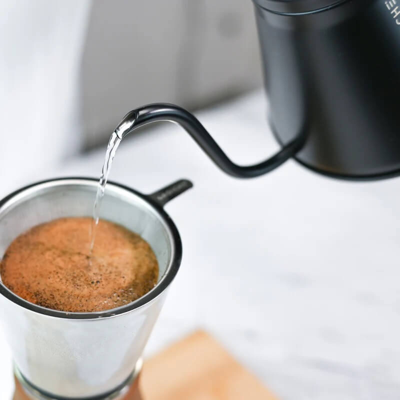 MARRAKESH Gooseneck Pour Over Stovetop Kettle – 34 fl. oz / 1000mL by Grosche