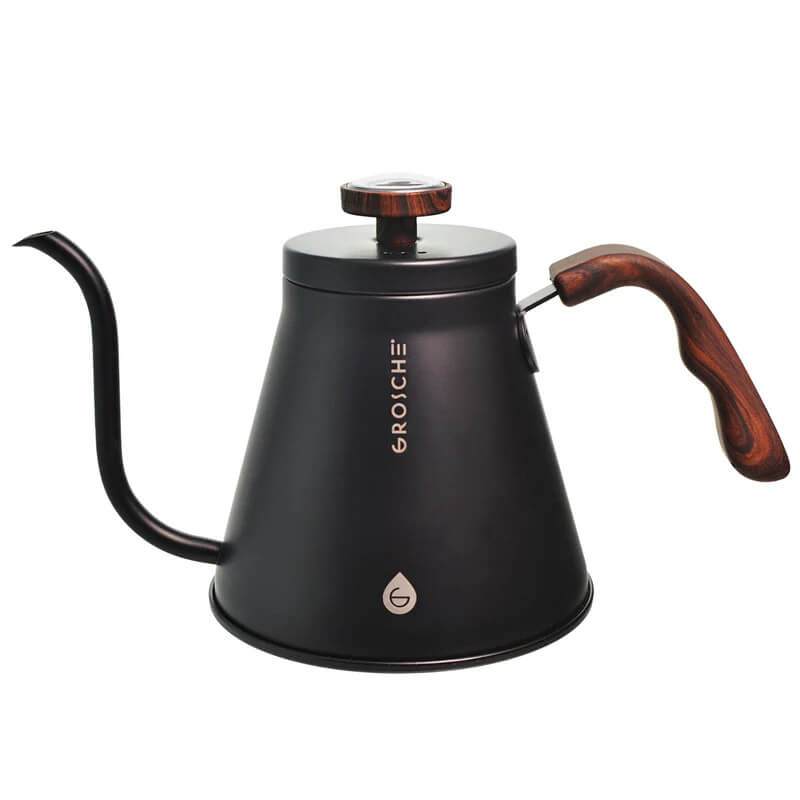 MARRAKESH Gooseneck Pour Over Stovetop Kettle – 34 fl. oz / 1000mL by Grosche