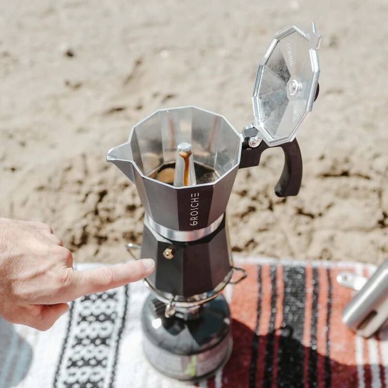 MILANO Stovetop Espresso Maker, Moka Pot – 6 Cup by Grosche