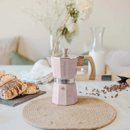 MILANO Stovetop Espresso Maker, Moka Pot – 6 Cup by Grosche