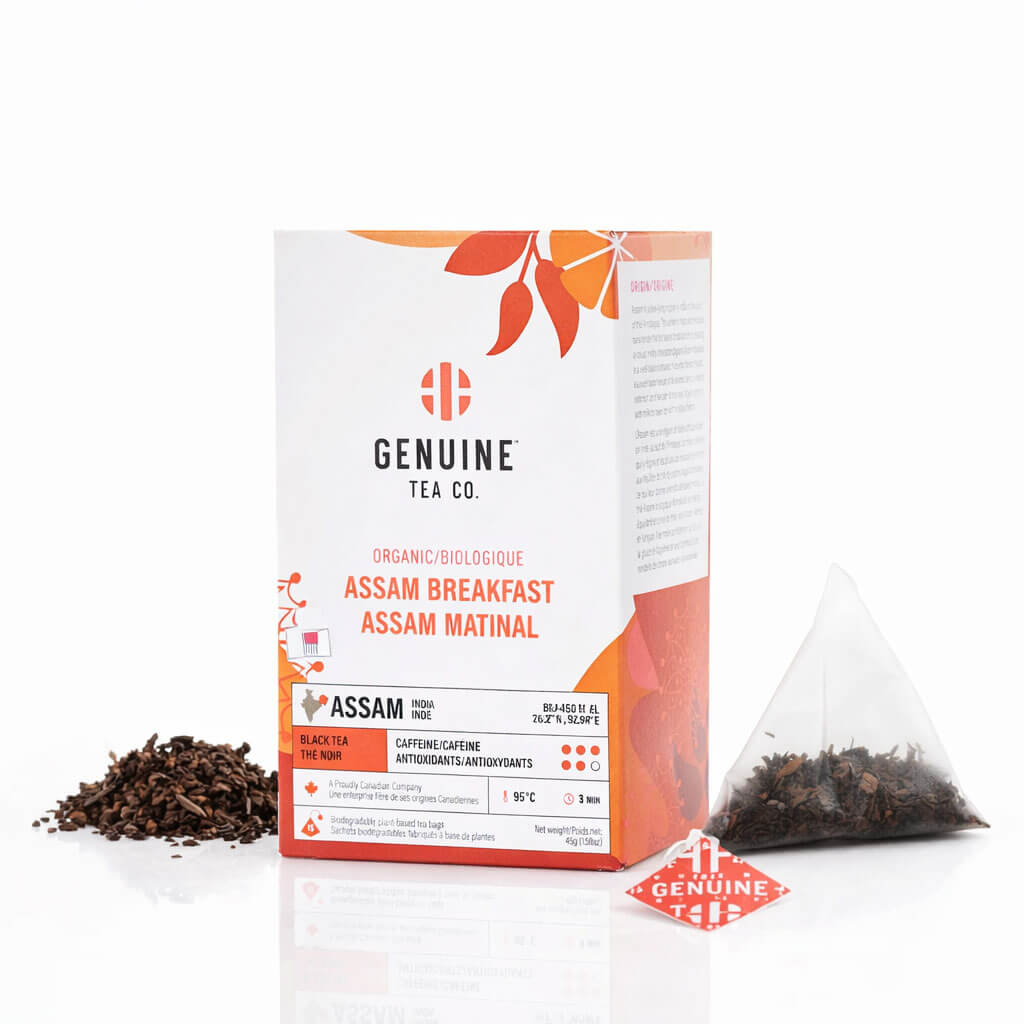 Organic Assam Breakfast Pyramid Tea Bags | English Breakfast Black Tea ...