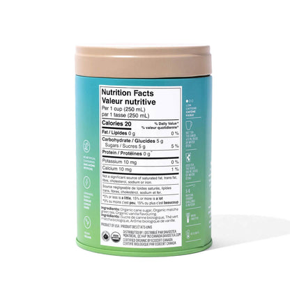 Organic Vanilla Matcha Tea Tin by David’s Tea – Low Caffeine Matcha