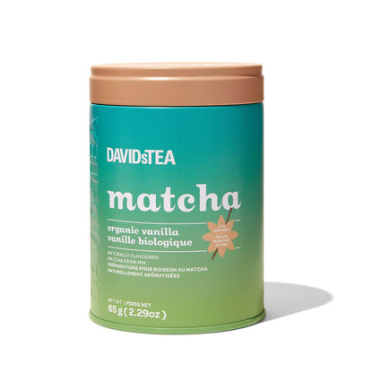 Organic Vanilla Matcha Tea Tin by David’s Tea – Low Caffeine Matcha