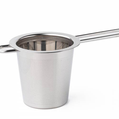 Perfect Tea Infuser with Lid — Stainless Steel Mesh Strainer for Loose Leaf Tea