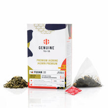 Premium Jasmine Green Tea – Pyramid Tea Bags by Genuine Tea