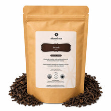 Pu-erh (Loose Leaf) – Old Tree Pu-erh Tea by Shanti Tea | Organic Loose Leaf Tea 100g  — Large Pouch