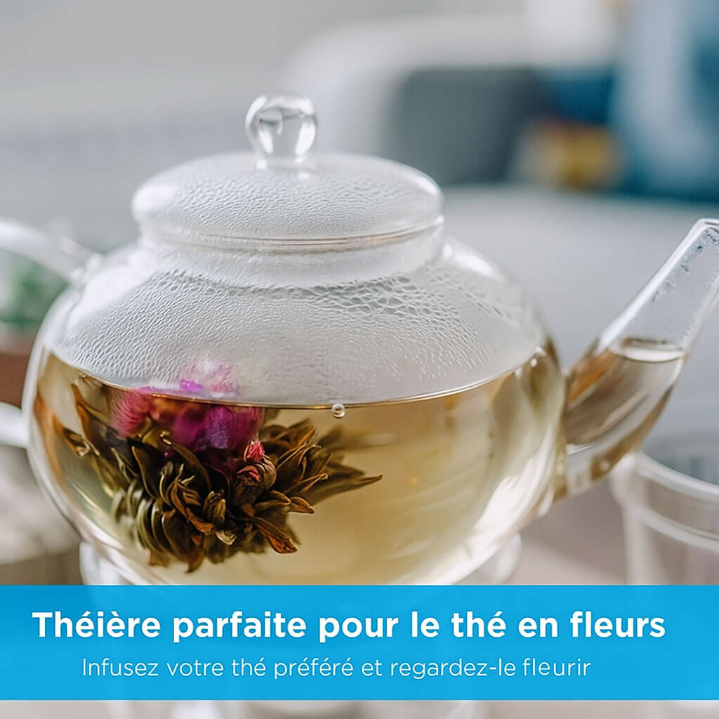 MONACO Glass Teapot with Infuser – 42oz / 1250mL by Grosche